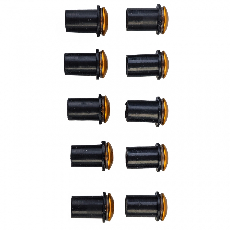 Set de șuruburi pentru parbriz de motocicletă, carenaj, șuruburi din aluminiu M5 aurii Performance AutoTuning