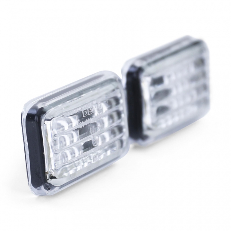 Indicator lateral din sticlă clară cu crom, potrivit pentru Porsche 911 924 944 964 993 Performance AutoTuning