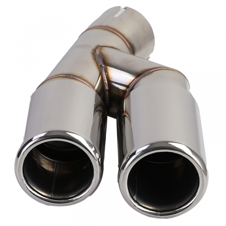 Difuzor spate mat + țeavă de eșapament dublă cromată, potrivit pentru BMW F30 F31 316 318 320 Performance AutoTuning