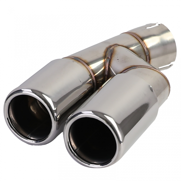 Difuzor spate mat + țeavă de eșapament dublă cromată, potrivit pentru BMW F30 F31 316 318 320 Performance AutoTuning