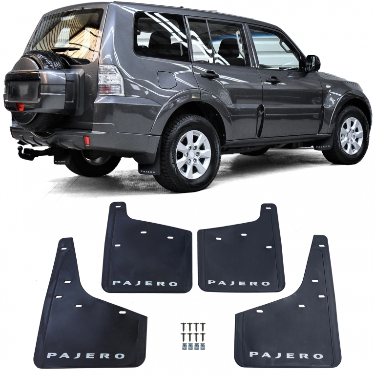 Set de apărători de noroi premium pentru față și spate, potrivit pentru Mitsubishi Pajero 07-21 Performance AutoTuning