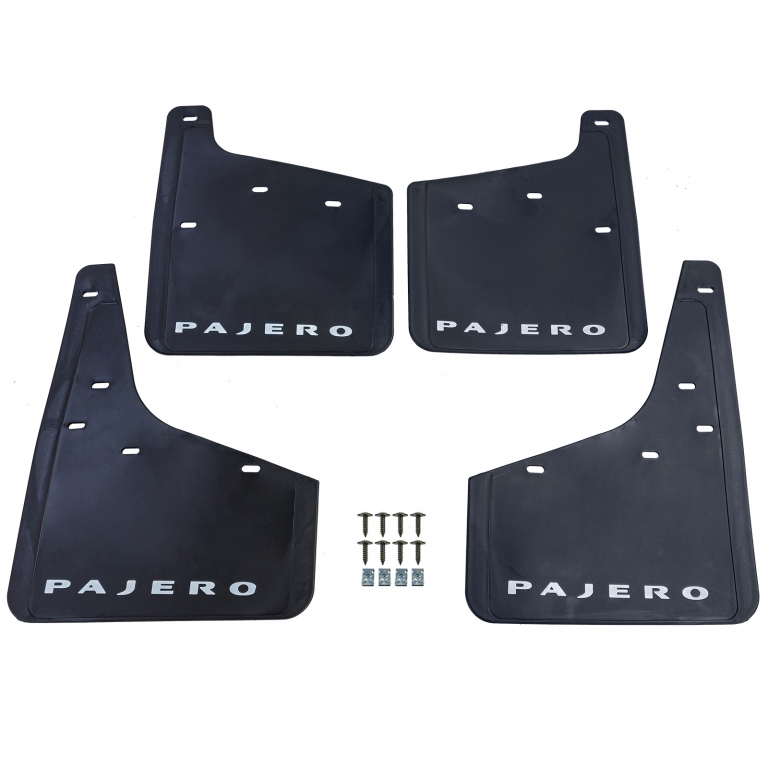 Set de apărători de noroi premium pentru față și spate, potrivit pentru Mitsubishi Pajero 07-21 Performance AutoTuning