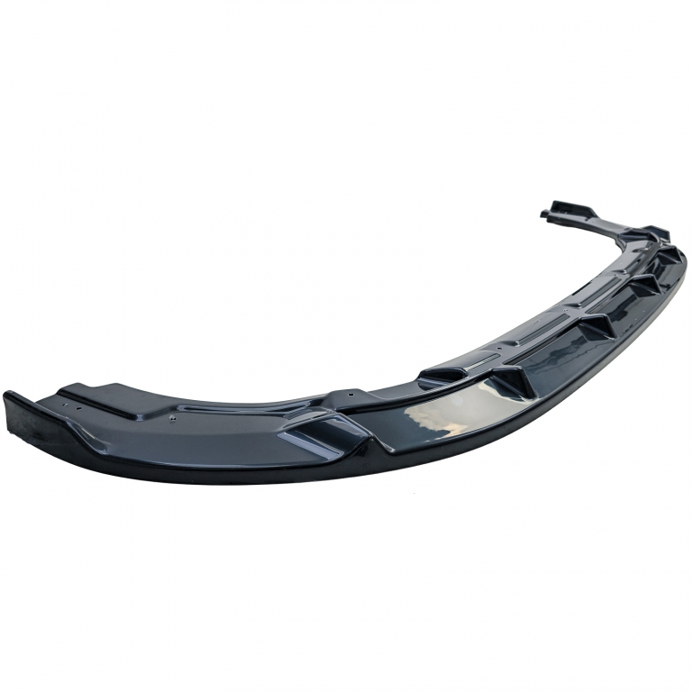 Bara spoiler frontal lucios negru potrivită pentru VW T7 Bus Transporter din 2024 Performance AutoTuning