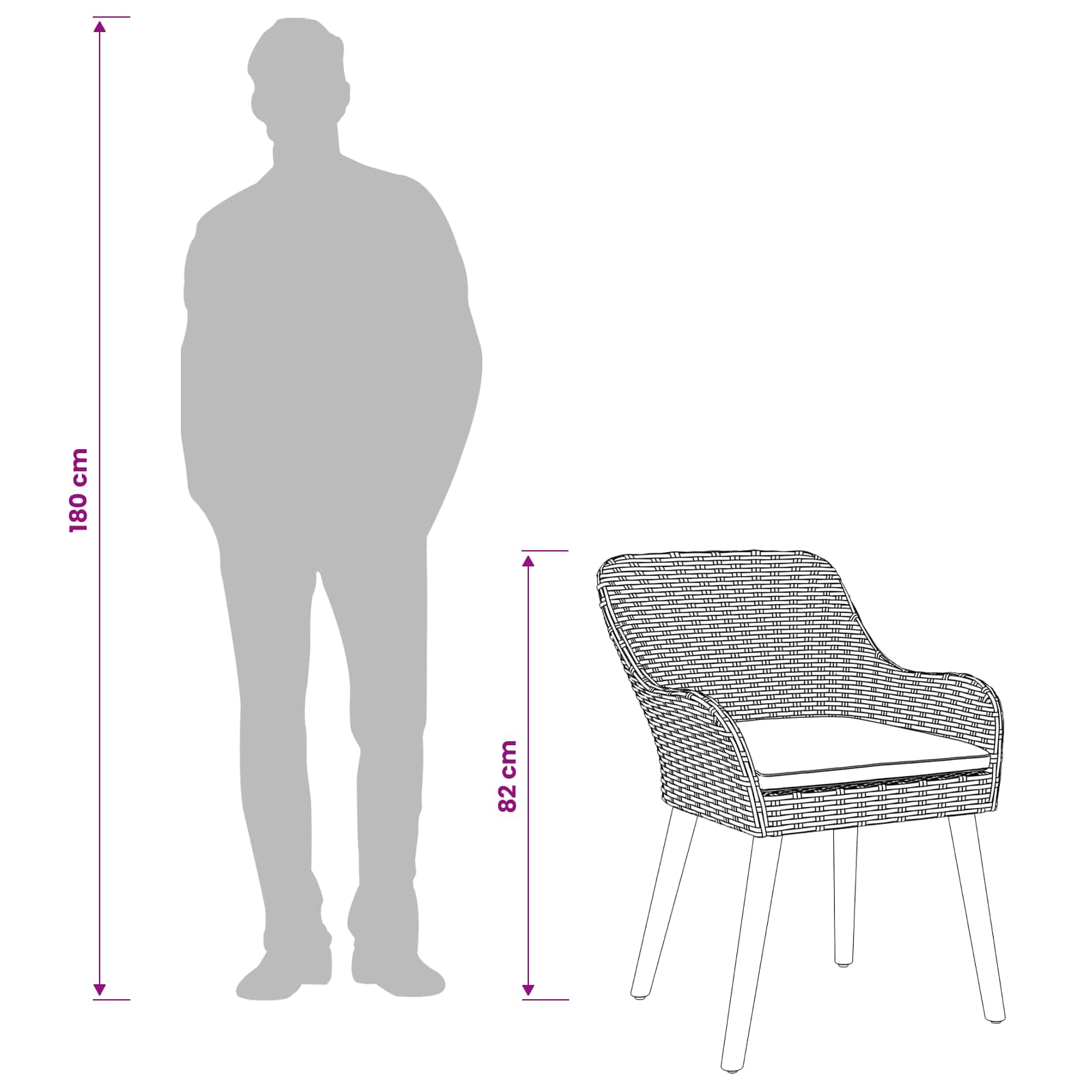 Set de masă pentru grădină cu pernă 5 pcs Gri deschis poliratan GartenMobel Dekor