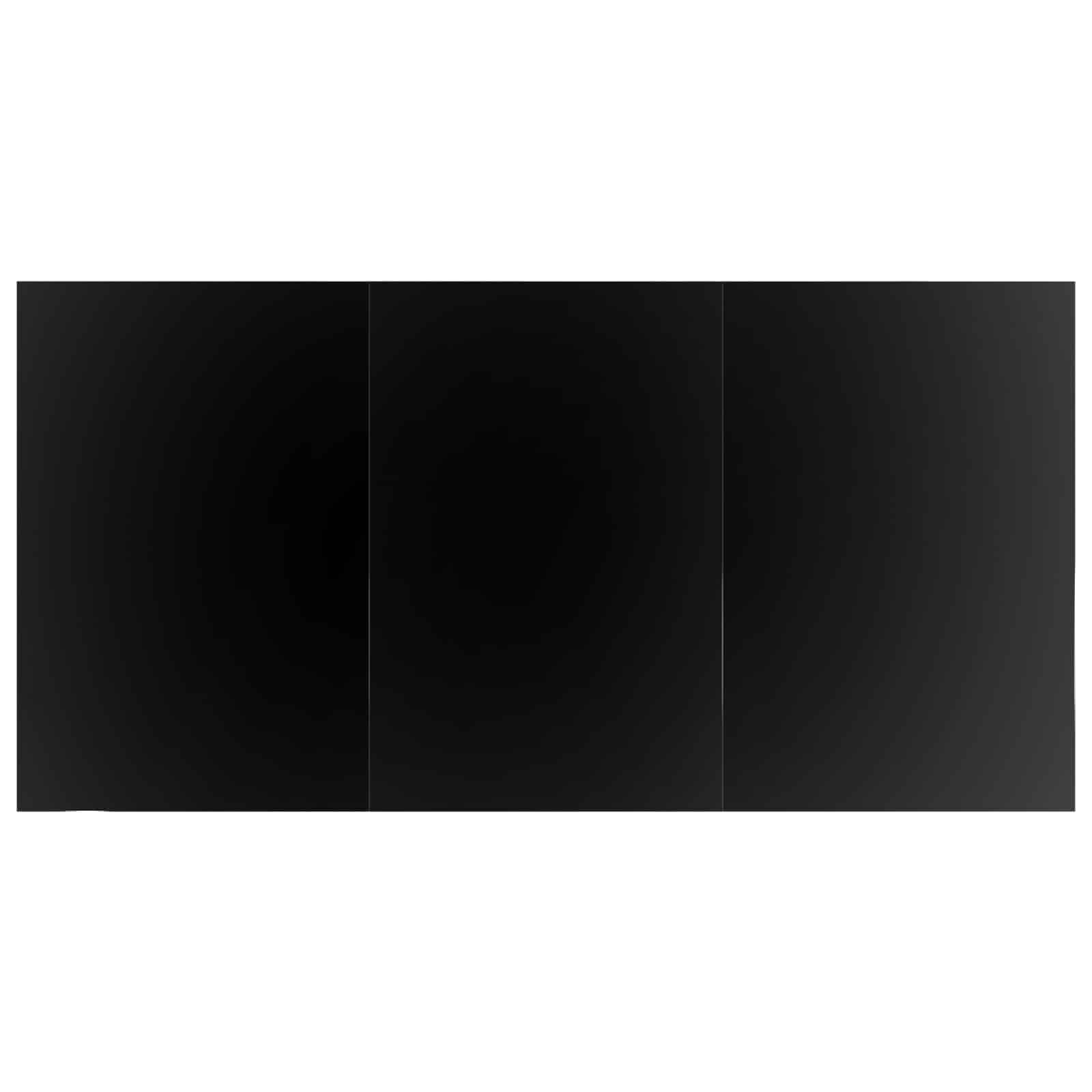 Set de masă pentru grădină cu pernă 5 pcs Negru poliratan GartenMobel Dekor