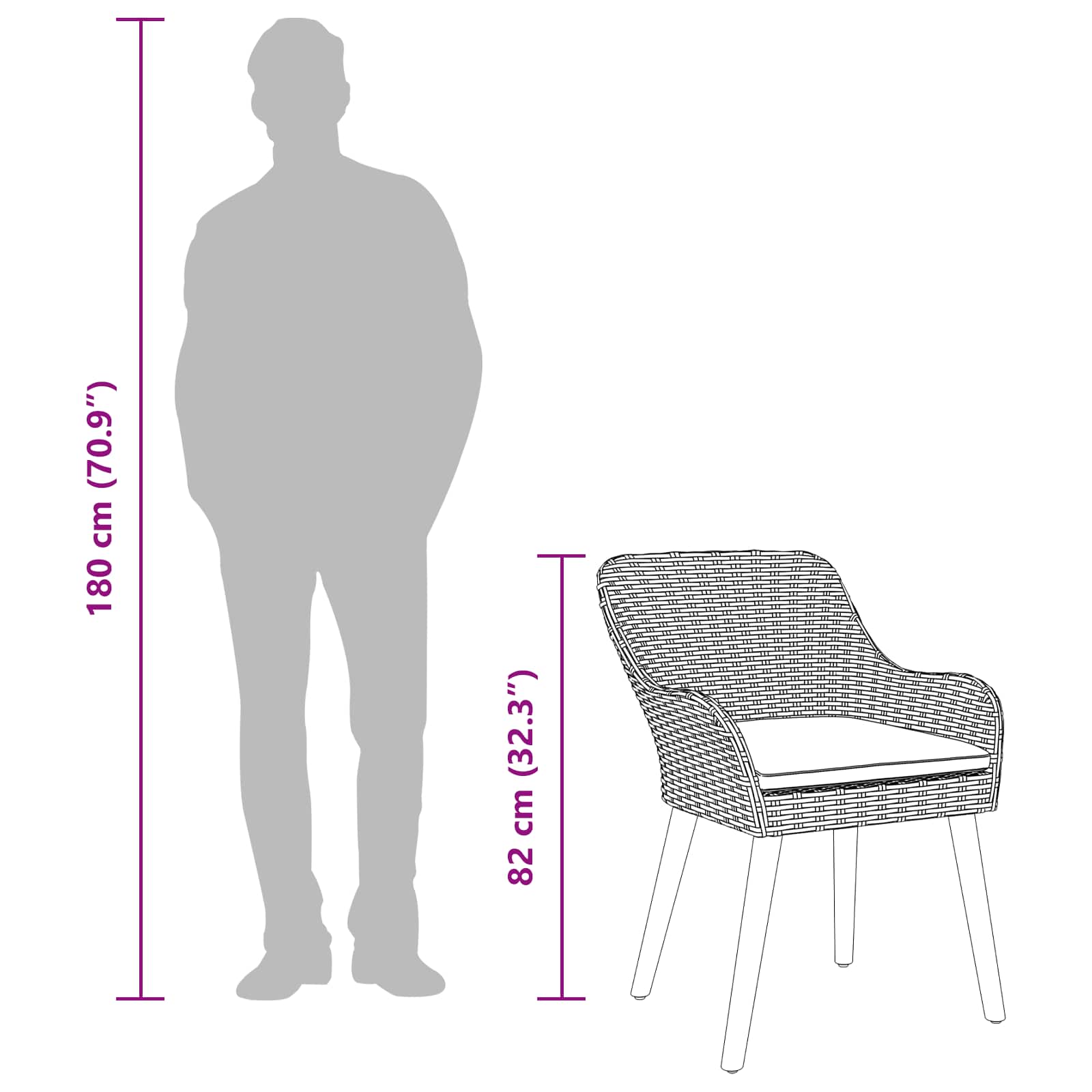 Set de masă pentru grădină cu pernă 7 pcs Bej poliratan GartenMobel Dekor