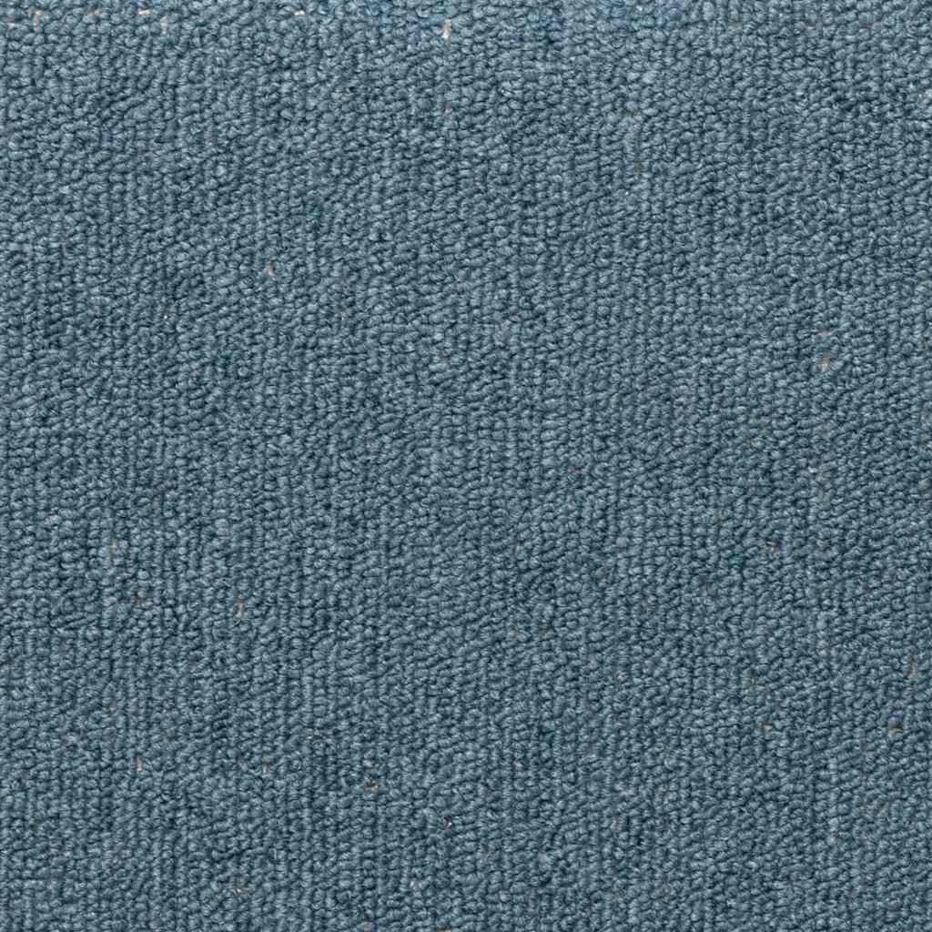 Covorașe pentru scări, 15 buc., 65x21x4 cm, margini dreptunghiulare, albastru marin GartenMobel Dekor