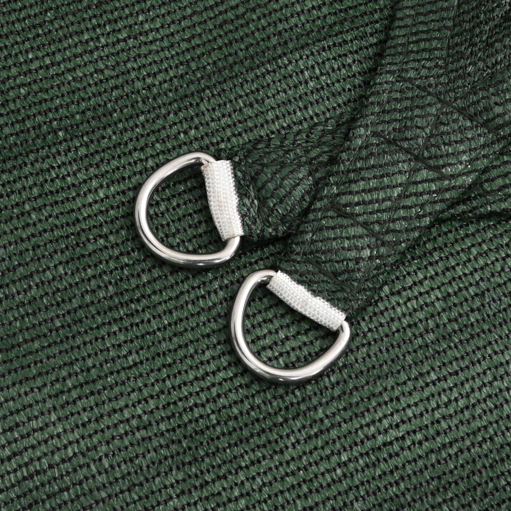 Pânză parasolar, verde închis, 3x4x5 m, HDPE, 160 g/m² GartenMobel Dekor