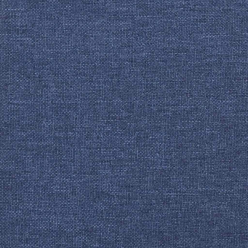 Pat box spring cu saltea, albastru, 120x190 cm, material textil GartenMobel Dekor