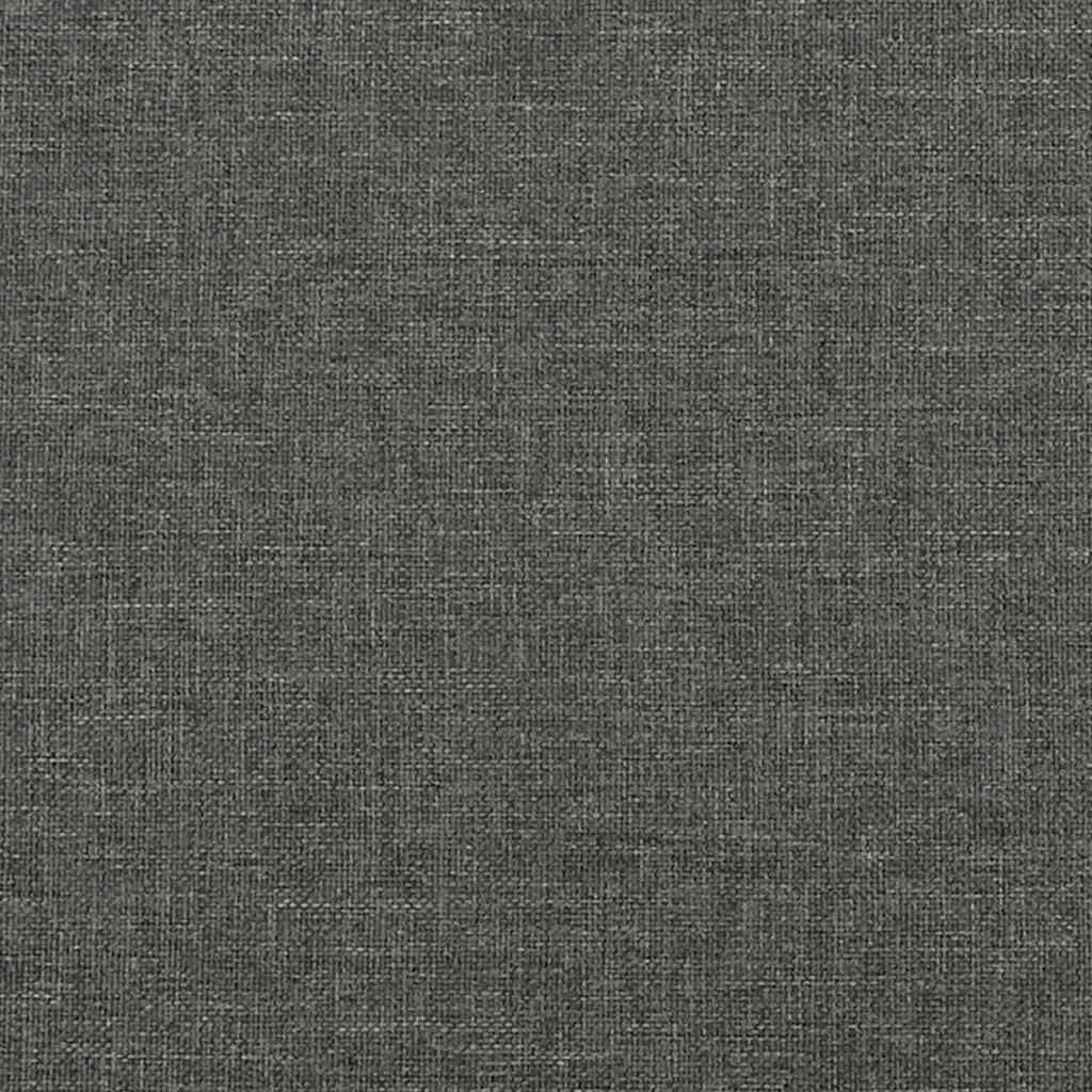 Pat box spring cu saltea, gri închis, 120x190 cm, textil GartenMobel Dekor