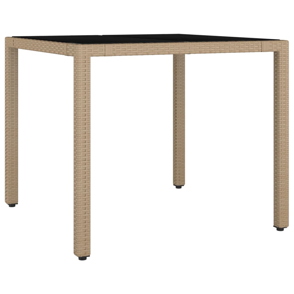 Set mobilier de grădină cu perne, 5 piese, bej, poliratan GartenMobel Dekor
