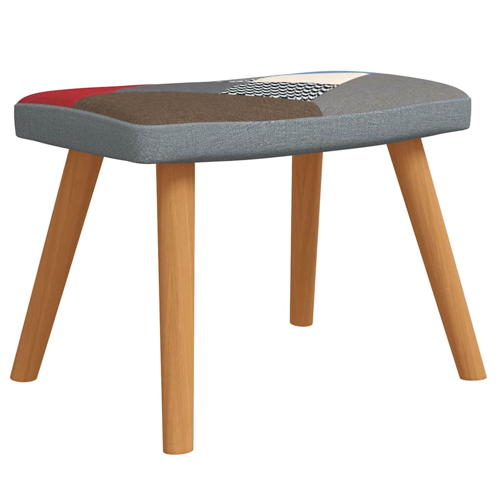 Scaun balansoar cu taburet, mozaic, material textil GartenMobel Dekor