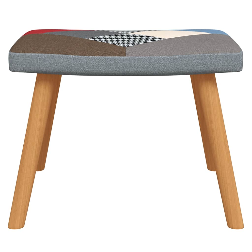 Scaun balansoar cu taburet, mozaic, material textil GartenMobel Dekor