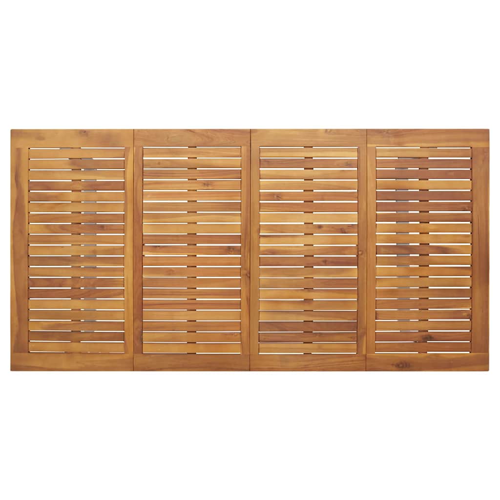 Set de masă pentru grădină 7 pcs Gri Lemn Solid de Acacia GartenMobel Dekor