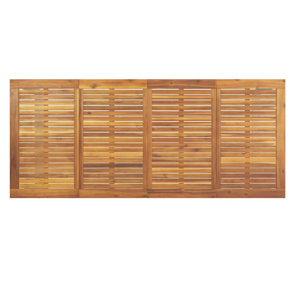 Set de masă pentru grădină 9 pcs Gri Lemn Solid de Acacia GartenMobel Dekor