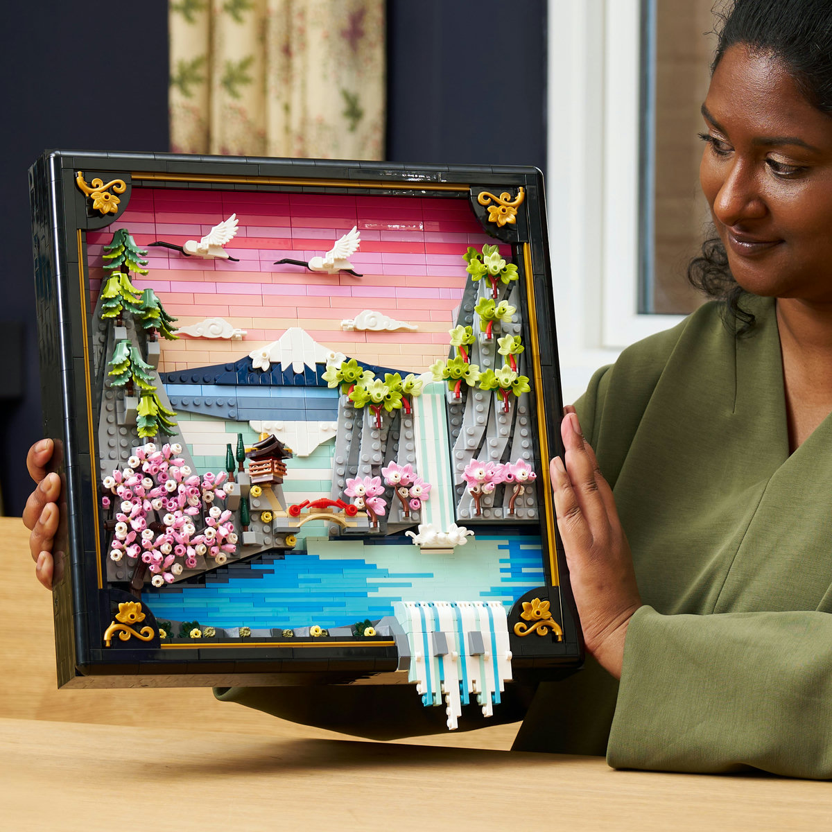 LEGO Peisaj cu flori de cireş japonez Quality Brand