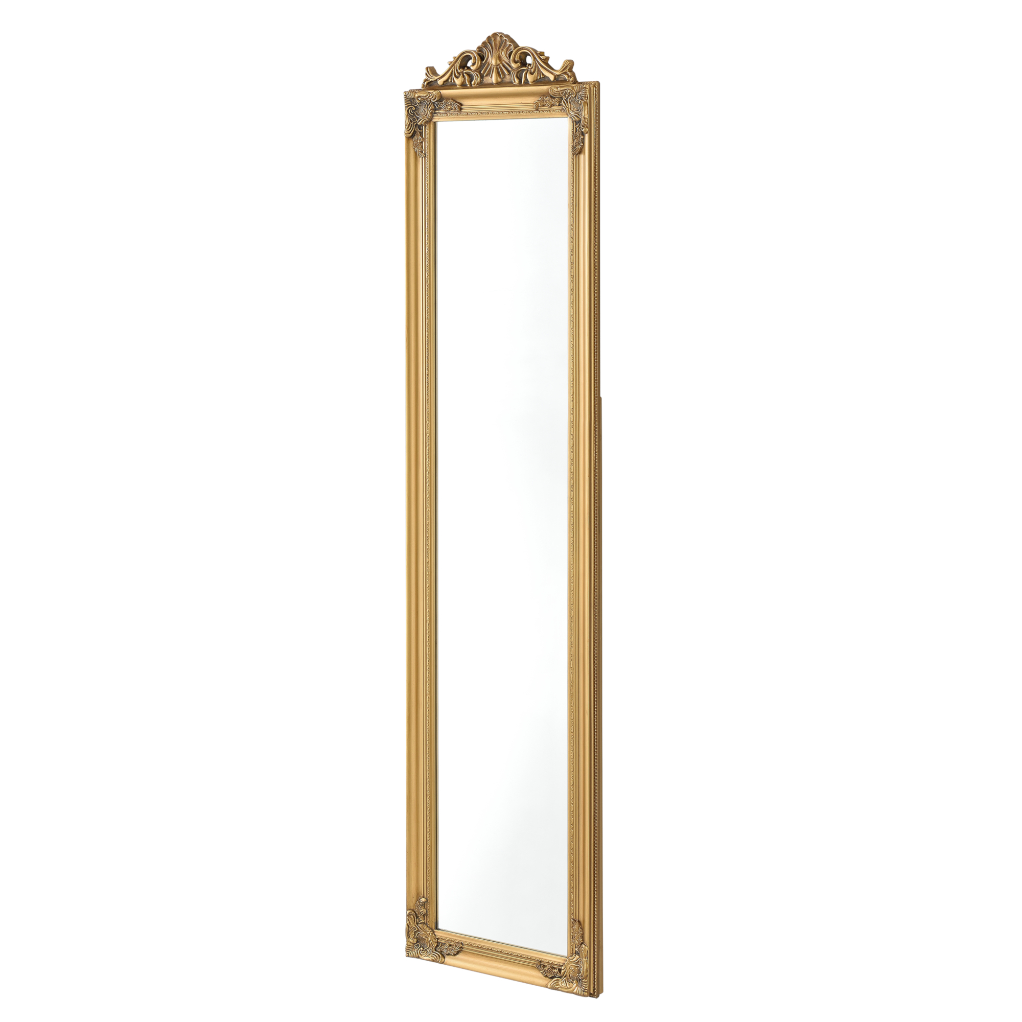 Oglinda de Podea Aurie 160x40 cm in Stil Baroc