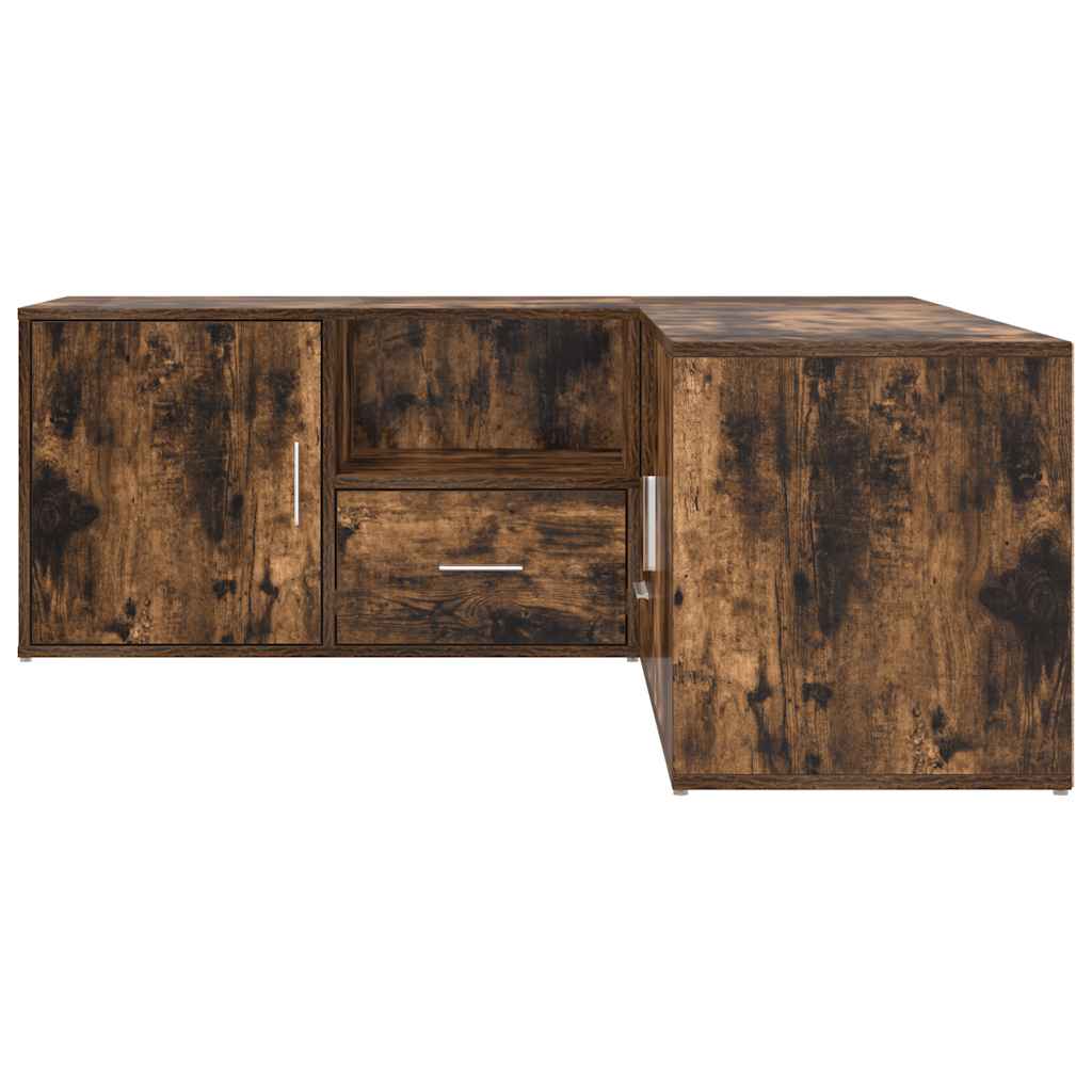 Dulap colțar, stejar fumuriu, 200x40x45 cm, lemn prelucrat GartenMobel Dekor