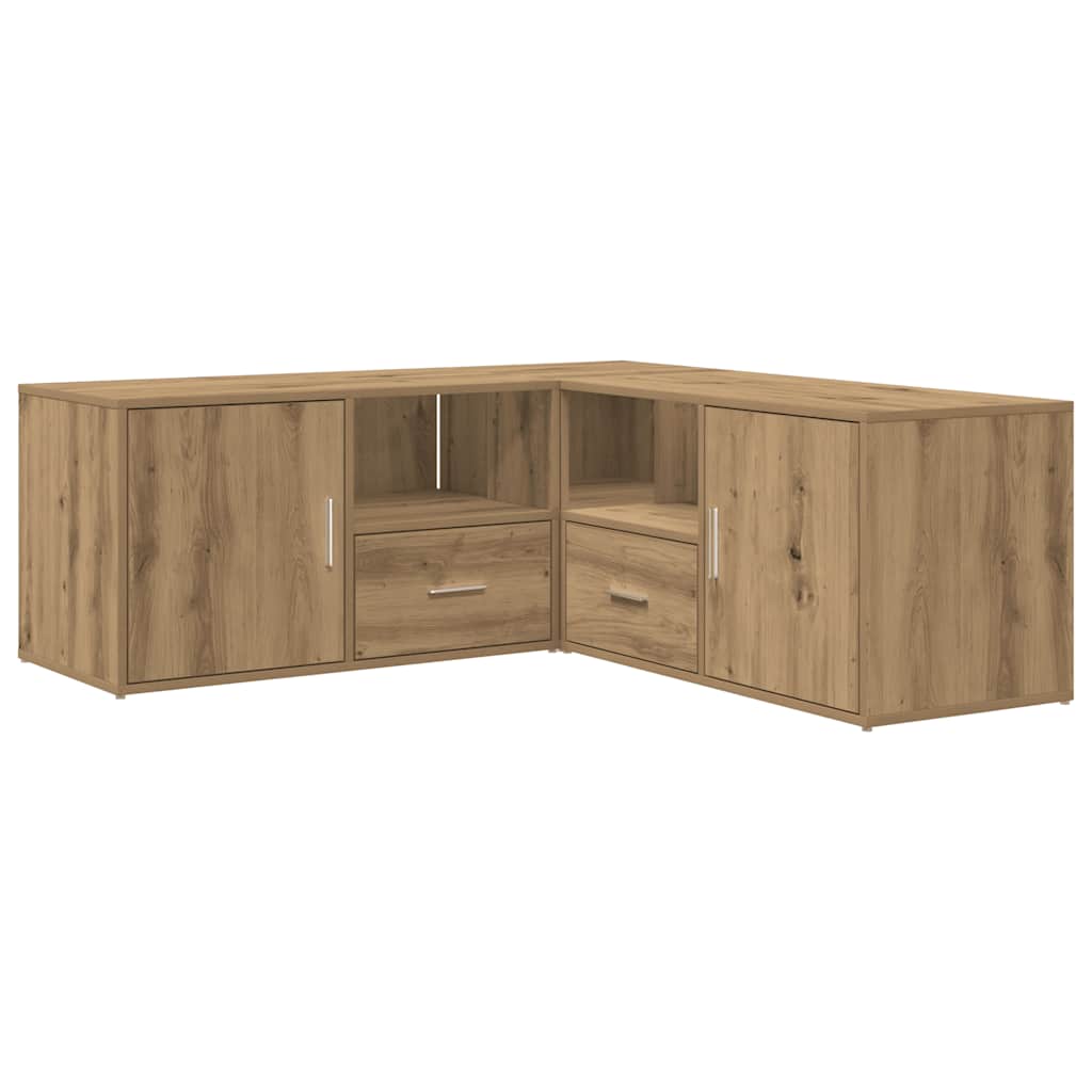 Dulap de colț, stejar artizanal, 200x40x45 cm, lemn prelucrat GartenMobel Dekor