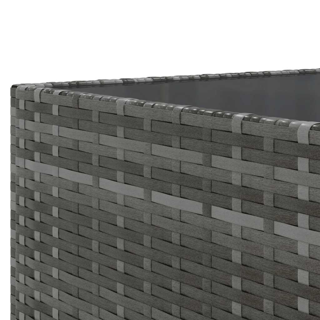 Set mobilier de grădină cu perne, 6 piese, gri, poliratan GartenMobel Dekor