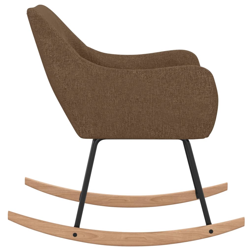 Scaun balansoar, maro, material textil GartenMobel Dekor