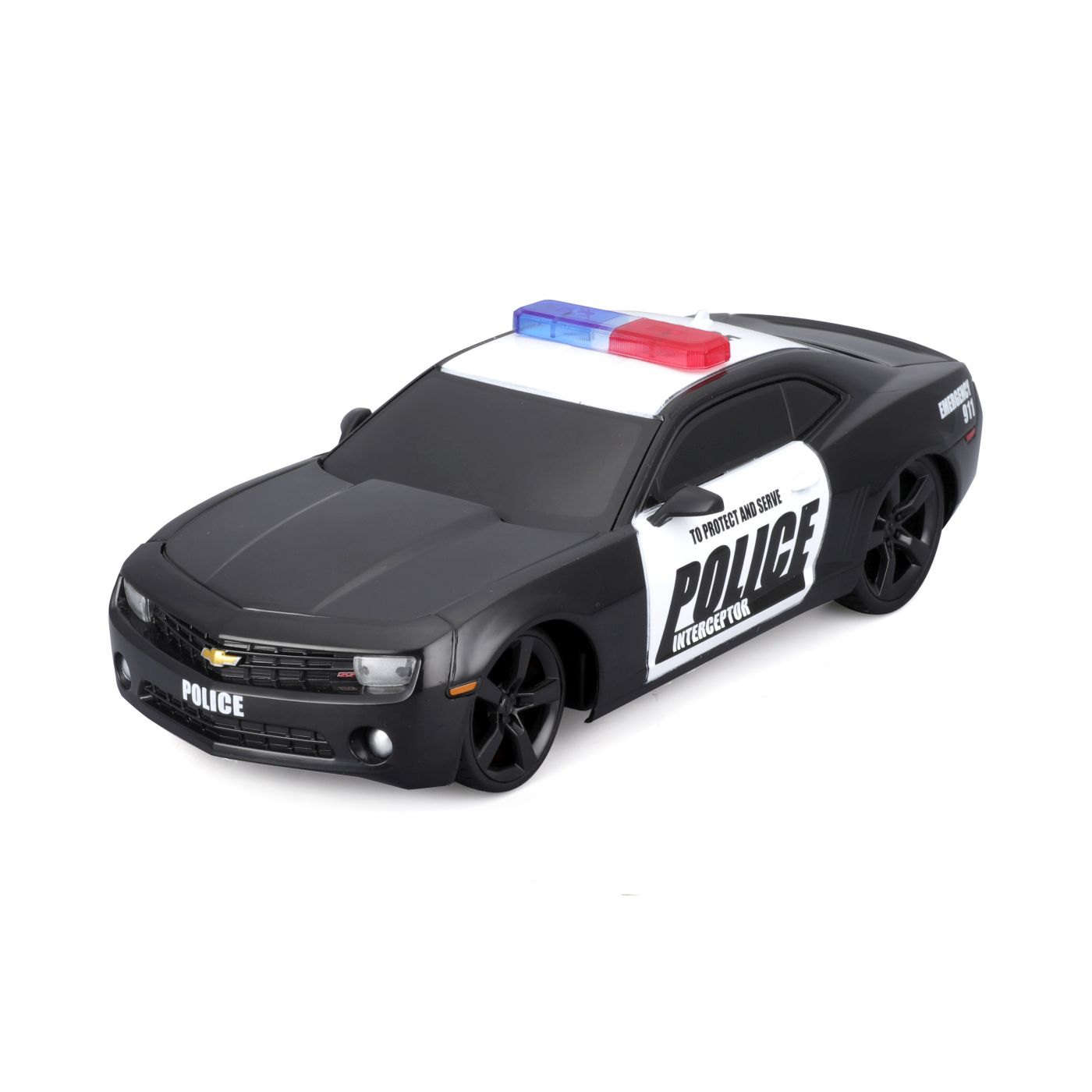 MAISTO MOTOSOUNDS MASINUTA CHEVROLET CAMARO SS 2010 DE POLITIE CU SUNETE SI LUMINI SCARA 1 LA 24