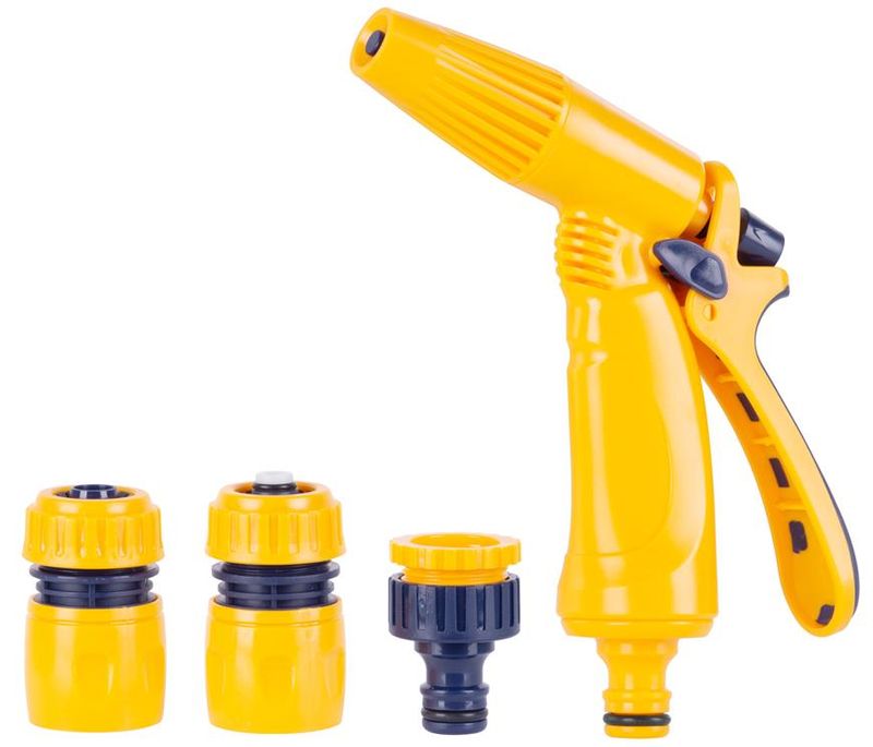 Set de udare gradina Strend Pro Garden cu pistol, 2 cuple STOP si adaptor