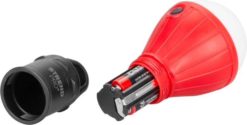 Svietidlo Strend Pro Camping C748, lampa kempingová, tvar žiarovky, 3xAAA, mix farieb, Sellbox 12 ks