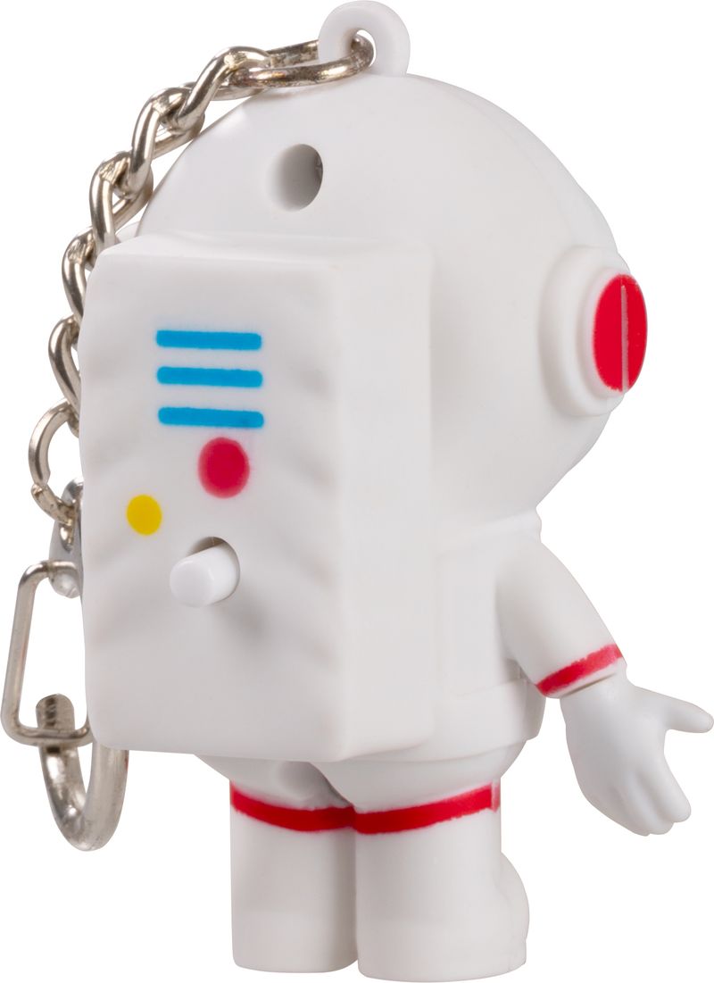 Svietidlo Strend Pro Keychain, kľúčenka, prívesok so zvukom, raketa/ufo/kozmonaut/vesmírna loď, LED 5 lm, Sellbox 24 ks