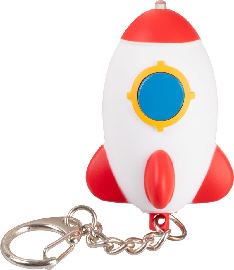 Svietidlo Strend Pro Keychain, kľúčenka, prívesok so zvukom, raketa/ufo/kozmonaut/vesmírna loď, LED 5 lm, Sellbox 24 ks