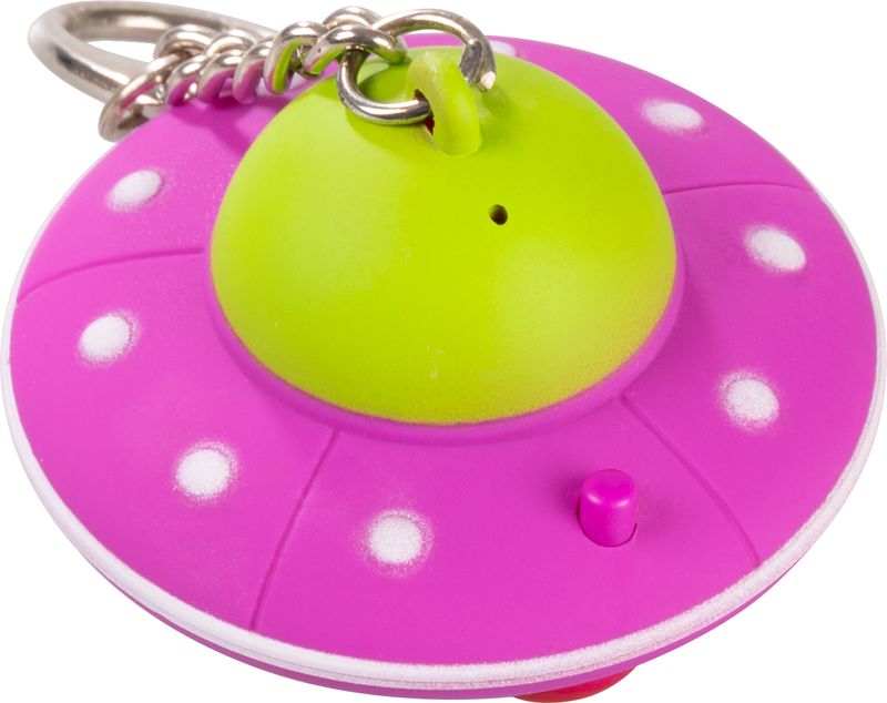 Svietidlo Strend Pro Keychain, kľúčenka, prívesok so zvukom, raketa/ufo/kozmonaut/vesmírna loď, LED 5 lm, Sellbox 24 ks