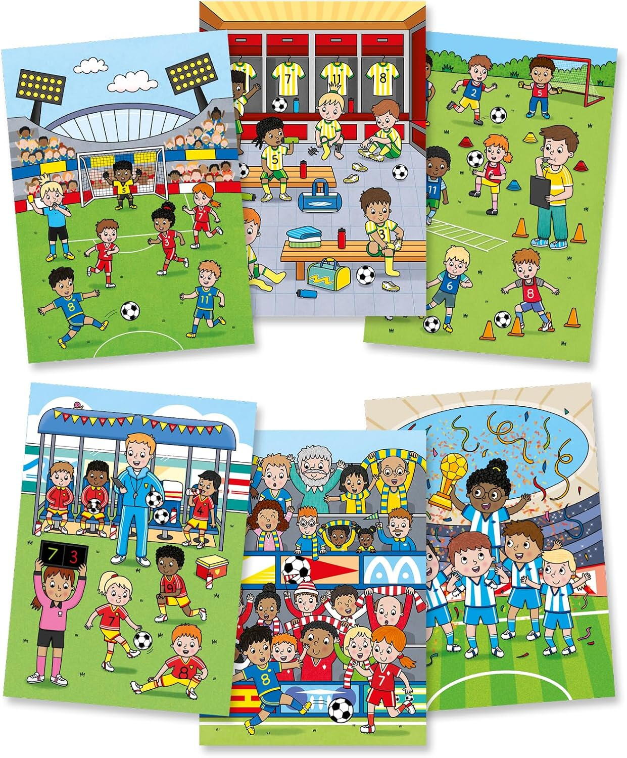 Water Magic: Carte de colorat Meci de fotbal