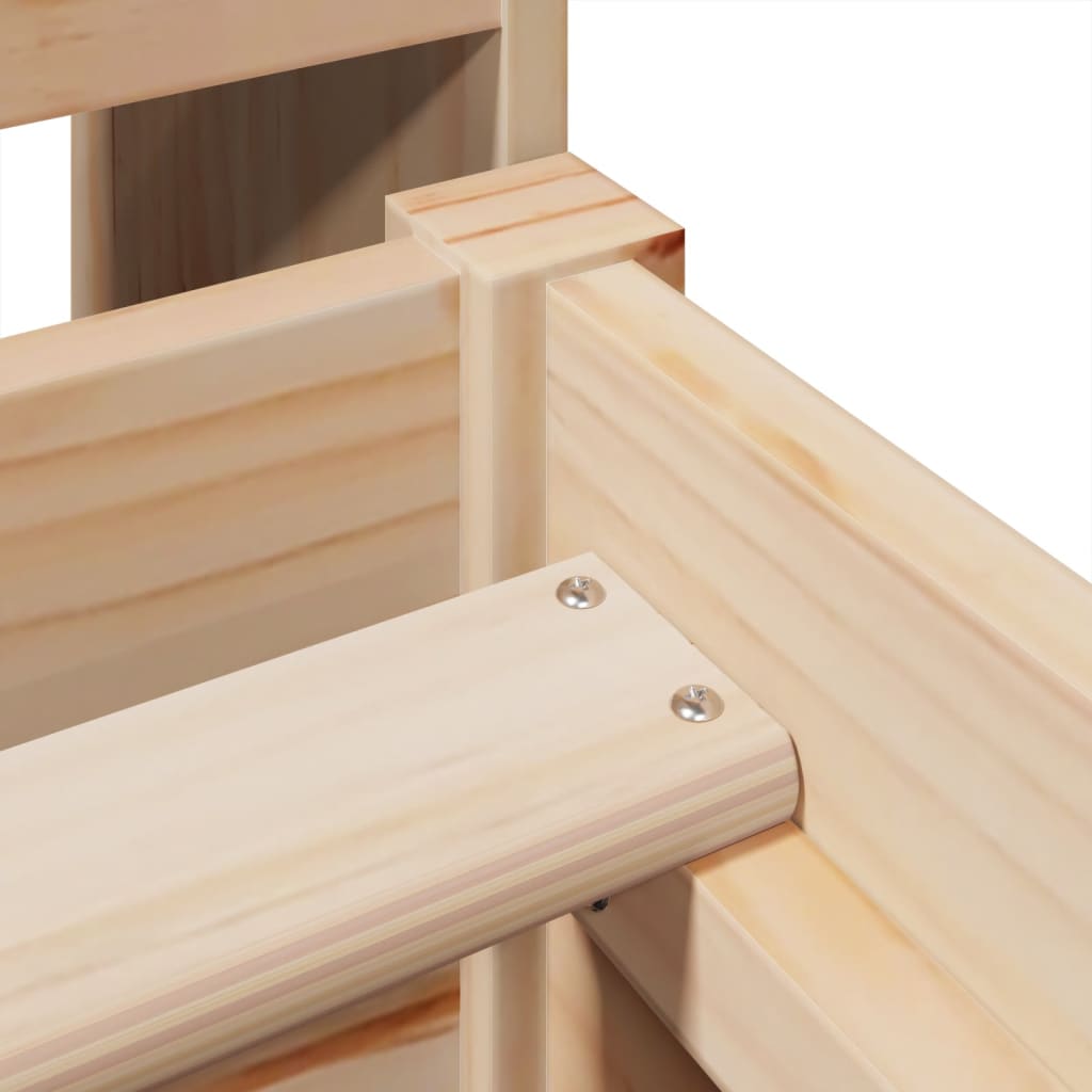 Cadru de pat fără saltea, 90x200 cm, lemn masiv pin GartenMobel Dekor