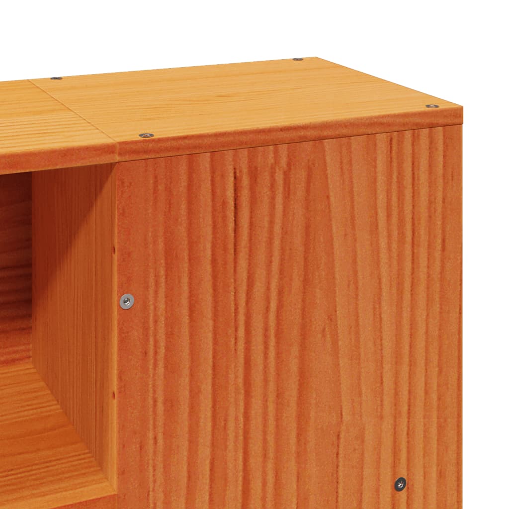 Cadru pat fără saltea, maro ceruit, 160x200 cm, lemn masiv pin GartenMobel Dekor