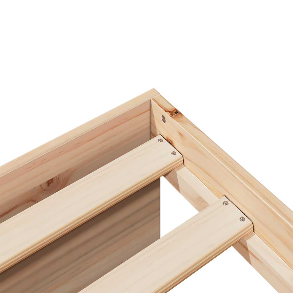 Pat de zi cu saltea, 90x200 cm, lemn masiv pin GartenMobel Dekor