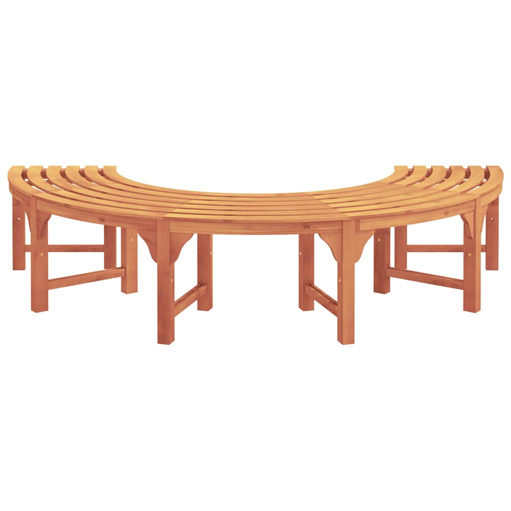 Bancă cu arbori 2 pcs natural 160 x 80 x 45cm GartenMobel Dekor