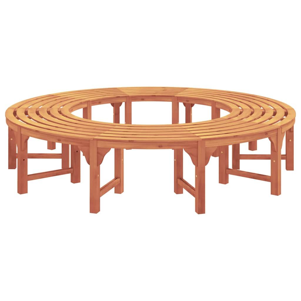 Bancă cu arbori 2 pcs natural 160 x 80 x 45cm GartenMobel Dekor