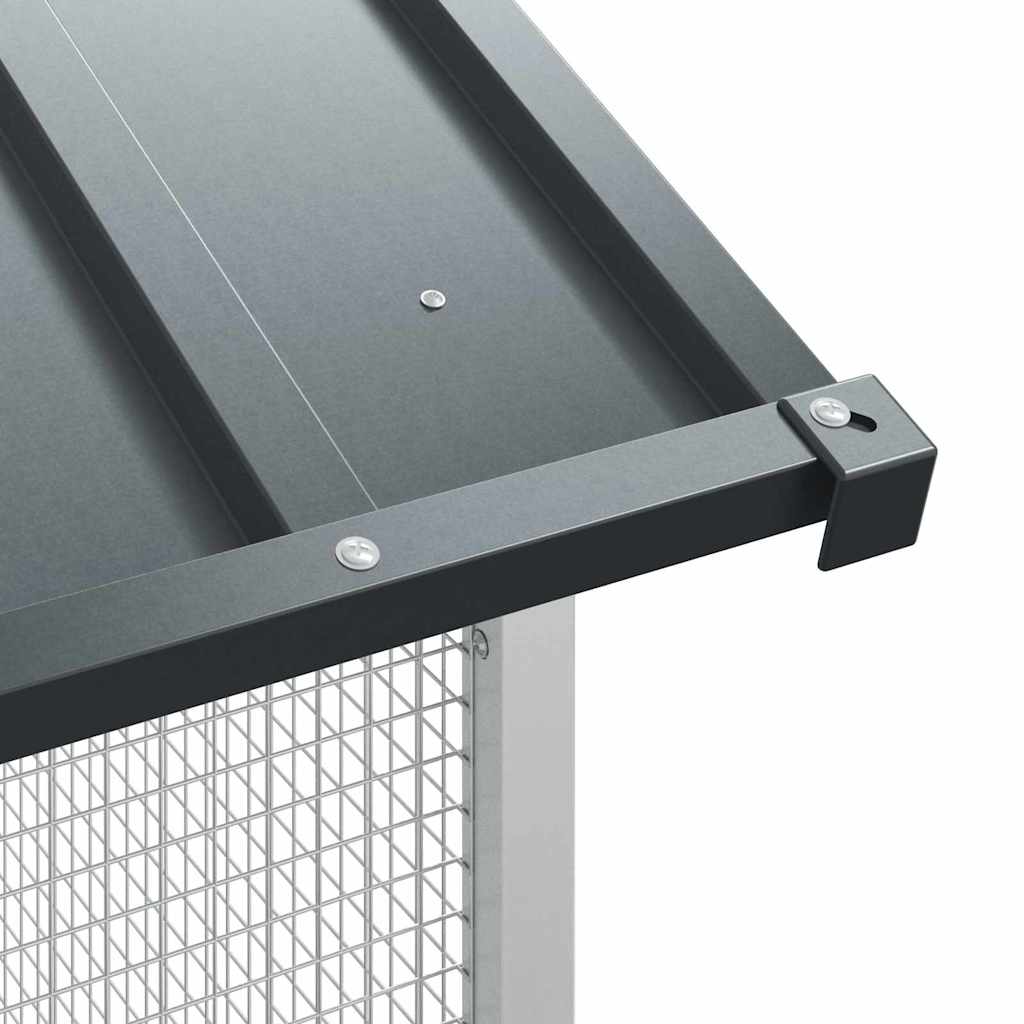 Cușcă pentru păsări Antracit 215 x 209 x 230 cm Oțel Galvanizat GartenMobel Dekor