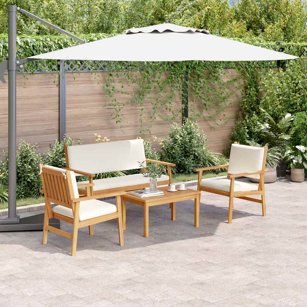 Set de canapele pentru grădină 4 pcs Maro 120 x 65,5 x 79 cm GartenMobel Dekor