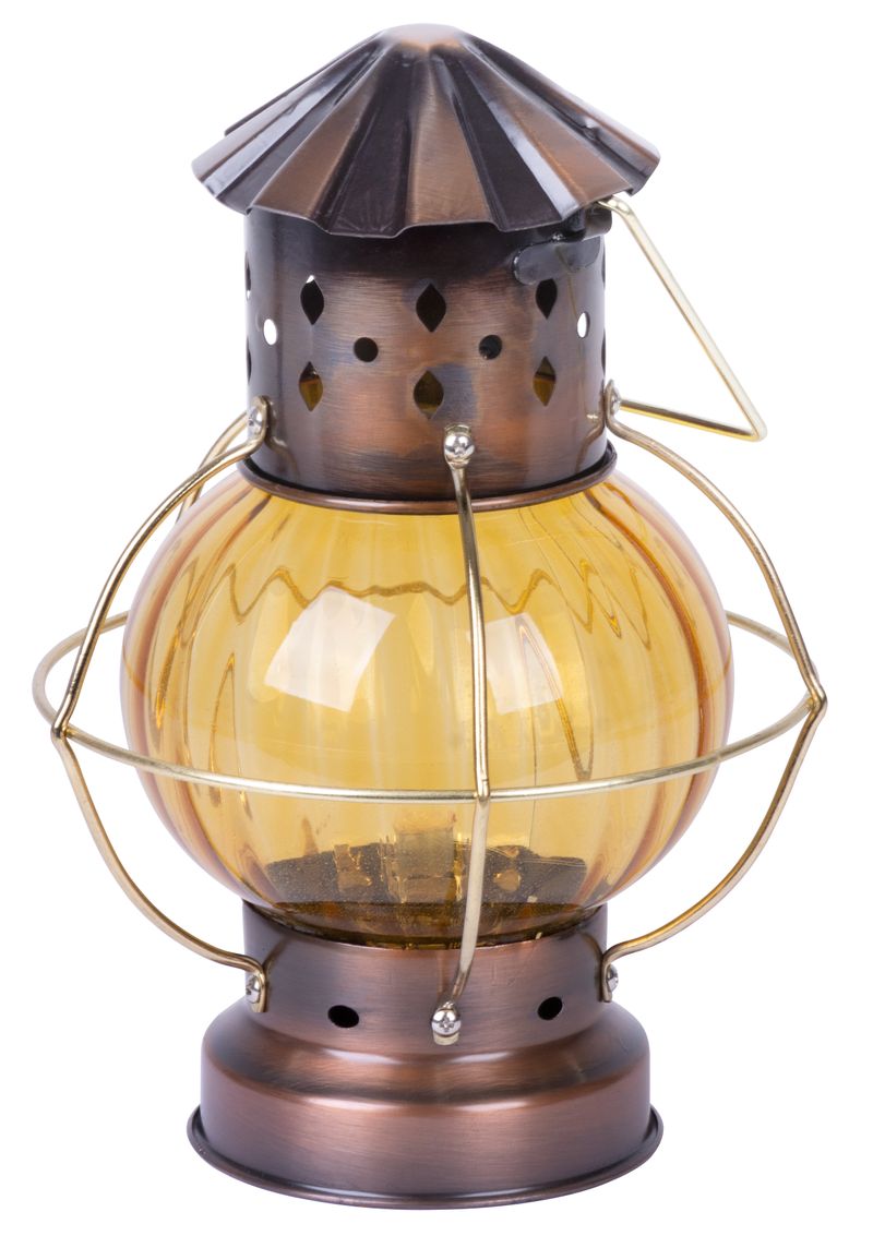 Lampa decorativa vintage H444, 27,5 cm, pentru casa, cabana si camping