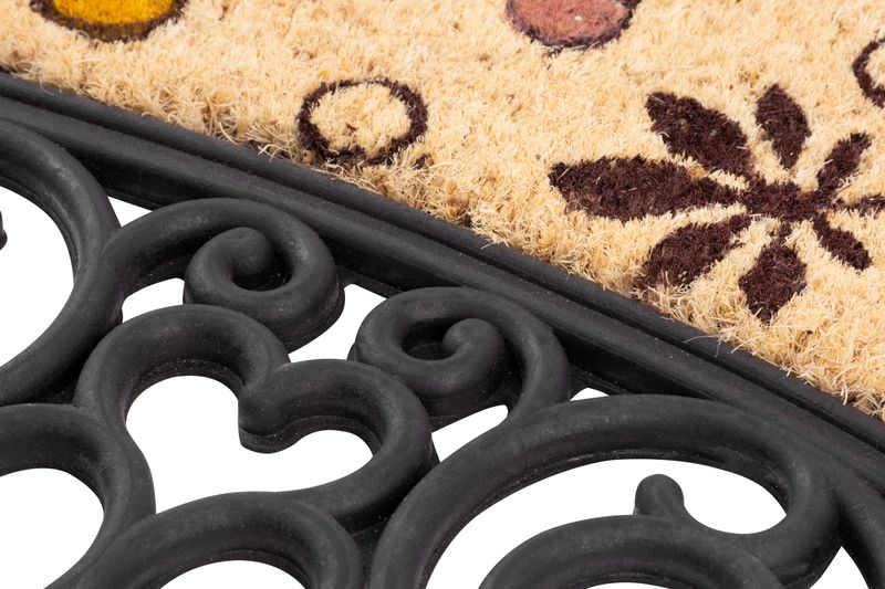 Covoraș de intrare MagicHome Oldstyle din cauciuc, 45x75 cm