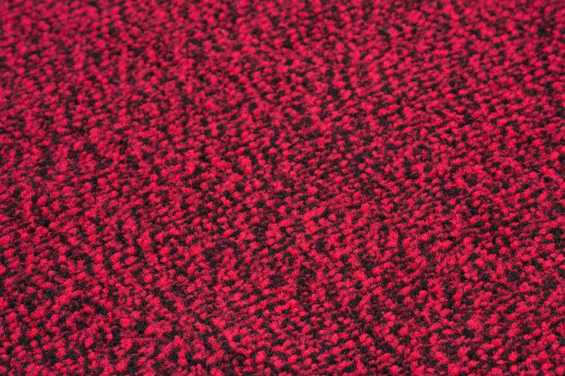 Covoraș de intrare MagicHome antiderapant 60x90 cm, roșu-negru