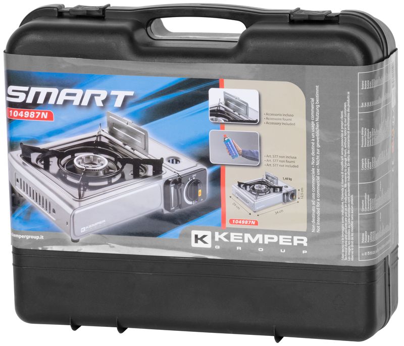 Aragaz de camping Kemper Smart 2,2 kW cu valiză de transport