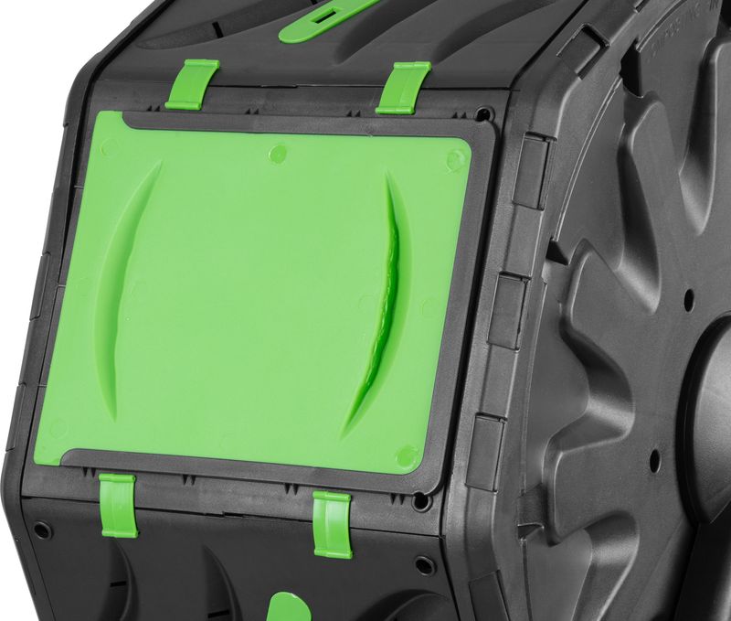 Compostor de gradina tip tambur Strend Pro Garden, 70 L, negru