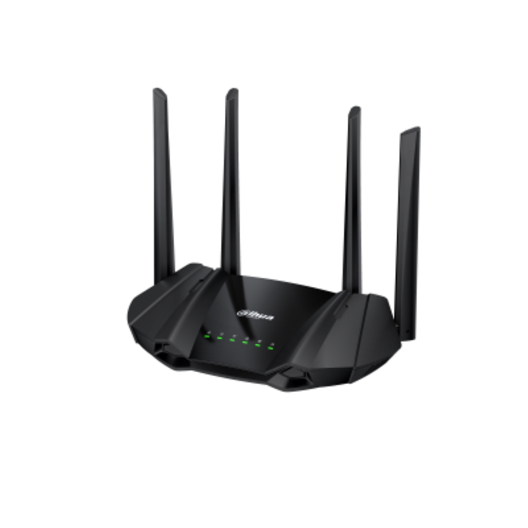 Router Dahua AX1500, Wi-Fi 6, 2.5GHz/5GHz, 1.5 Gbps, 128 MB Flash, 128 MB RAM SafetyGuard Surveillance
