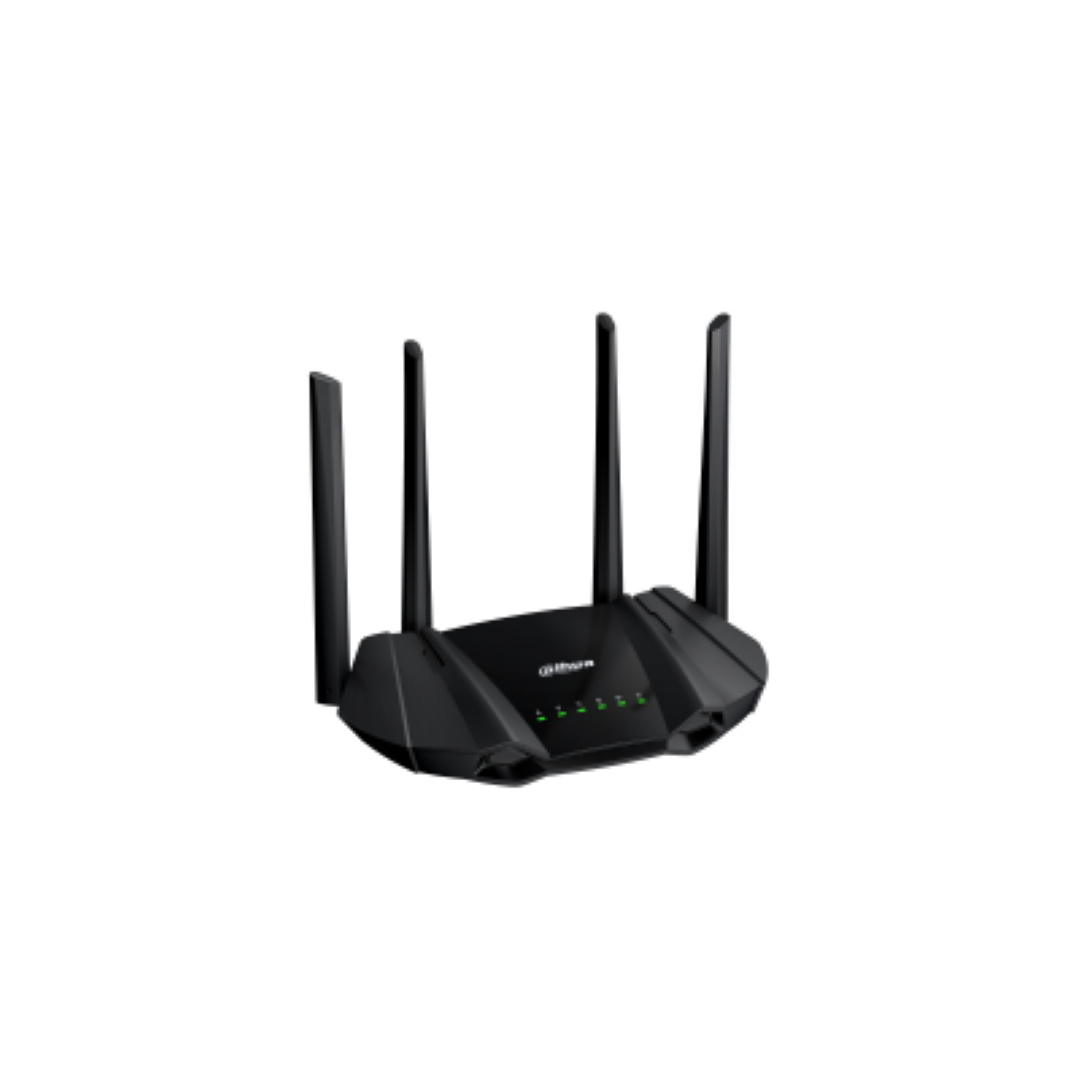 Router Dahua AX1500, Wi-Fi 6, 2.5GHz/5GHz, 1.5 Gbps, 128 MB Flash, 128 MB RAM SafetyGuard Surveillance