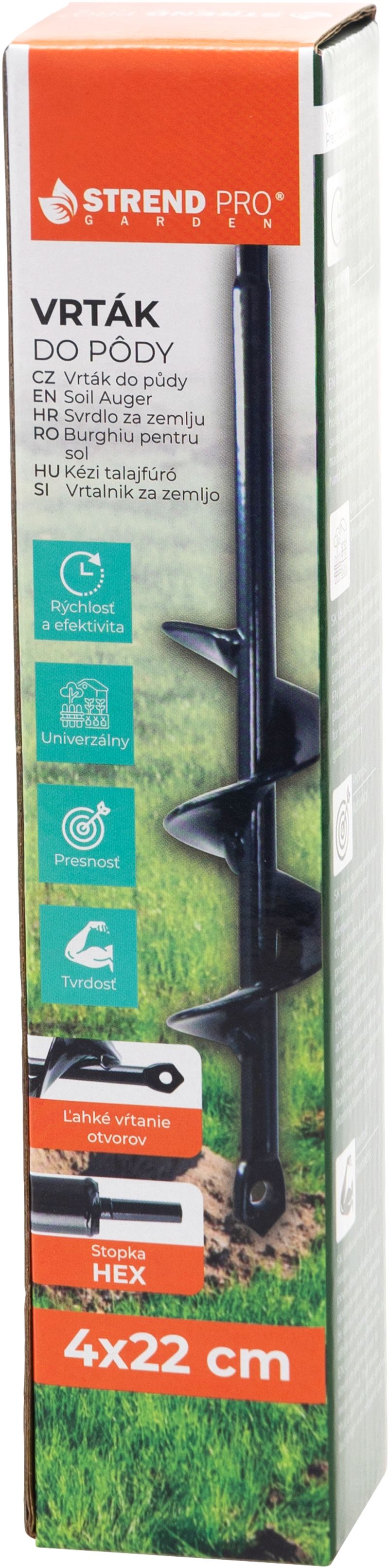 Burghiu de pamant Strend Pro pentru bormasina, 4x22 cm