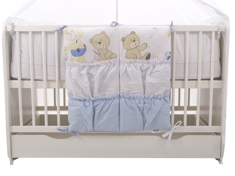 Buzunar Patut MyKids Teddy Play Blue