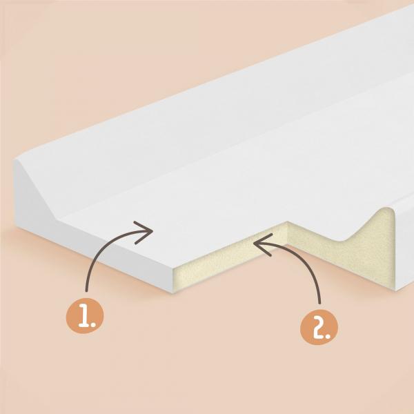 Saltea De Infasat Bebe moale 70x47,5 Klups Abi 445