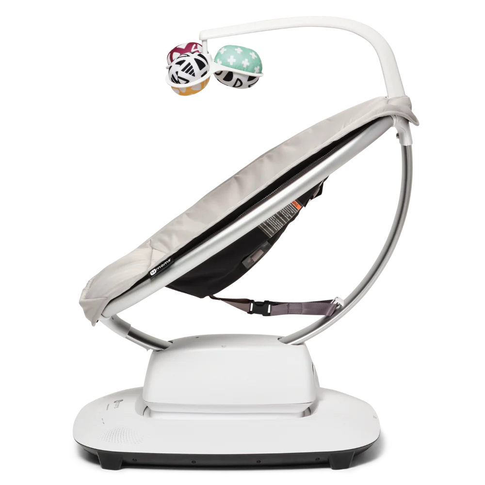 Fotoliu balansoar pentru bebelusi 4MOMS MamaRoo 5.0 Classic Grey